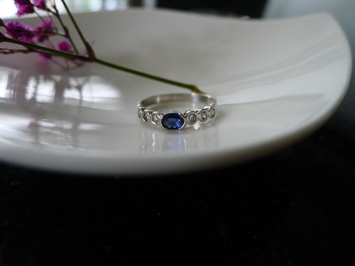 Ring mit safir - ring,