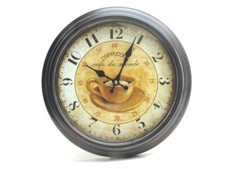 Wanduhr aus Metall 37cm