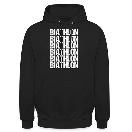Biathlon schriftzug weiß - in,