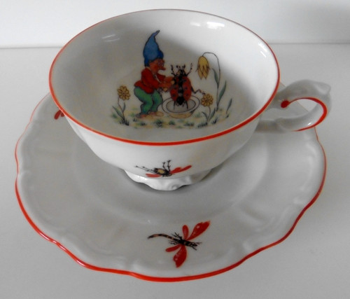 Alte porzellan kindertasse - kindertasse, mit