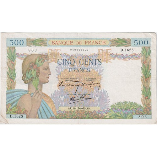 Frankreich 500 francs la - 500, francs,