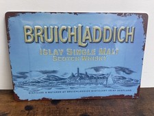 Blechschild BRUICHLADDICH Whisky Single Malt Werbeschild Vintage Retro 20x30cm
