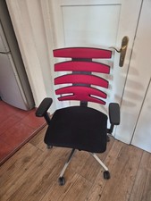 SITAG WAVE Bürostuhl - Stoff rot Schweizer Qualität 2D Armlehnen