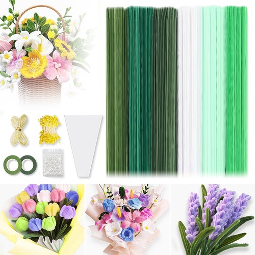 Pfeifenreiniger blumen set - blumen,