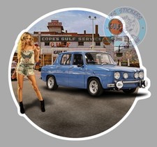 Aufkleber gordini renault 8 - gordini,