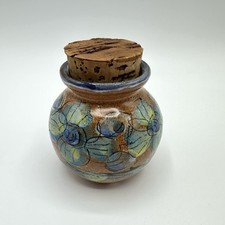 Keramik Deckel Dose Vogel