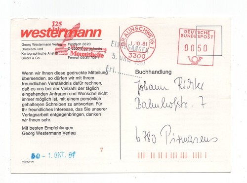 Bund postkarte - bund,
