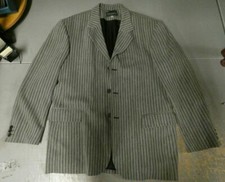 Kandismann 3 Knopf Sakko einreihig Gr.50 Wolle Leinen Flecken linker Ärmel Z3107