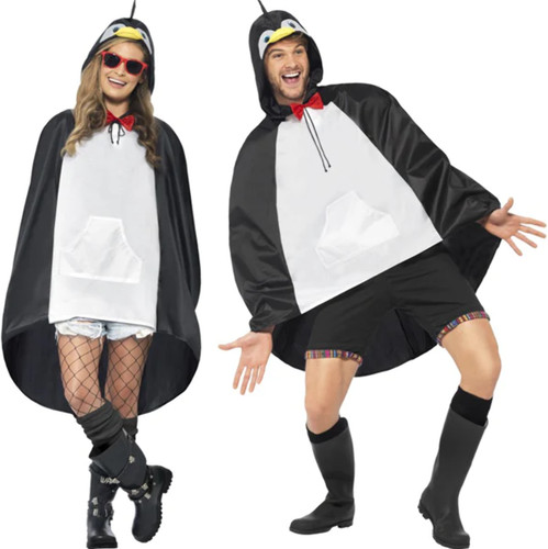 Pinguin poncho regenmantel - poncho,