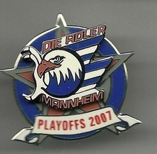 Eishockey Pin  ADLER MANNHEIM PLAYoffs 2007  190    DEL NHL
