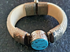 Armreif, Türkis, Bein