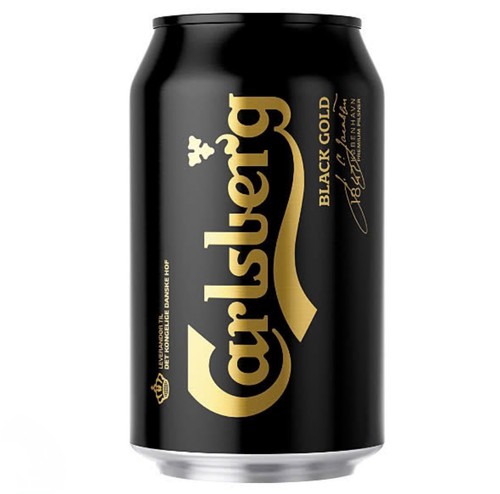 Carlsberg sort guld - guld, black