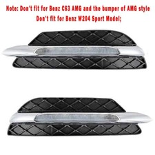 LED DRL Tagfahrlicht Nebelscheinwerfer Für Benz W204 C-Klasse 2011-2012 Facelift
