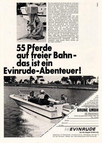 3w20646 alte reklame von - von, 1969