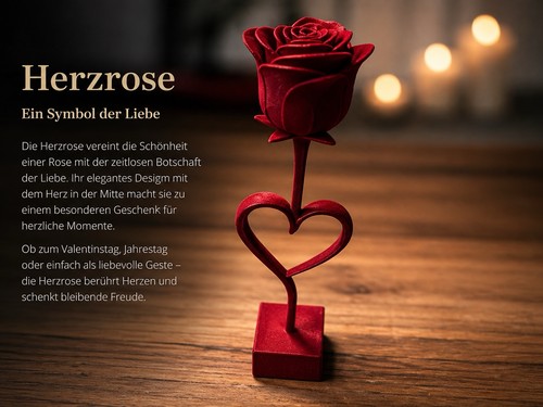 Rosenherz valentinstag rose - rosenherz,