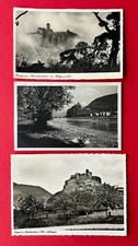 3 x Foto AK AUSSIG in Böhmen um 1930 Burgruine Schreckenstein   ( 162278