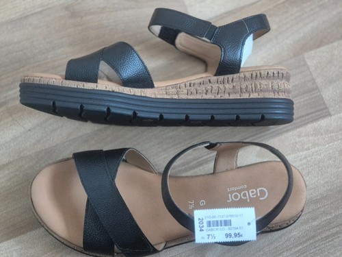 Gabor comfort sandalen schwarz - gabor,