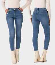 Damen Jeans Hose Slim fit Skinny Stretch Röhrenjeans Nina Carter  P217-5