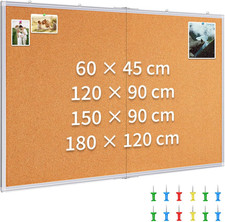 Maxtek Pinnwand Kork Groß 90