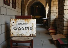 Ortschild Cassino Italien