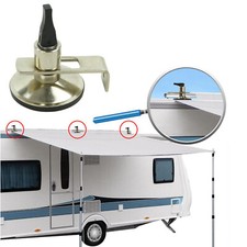 2x Klappsauger Schleusenstab | Camping Bus | Vorzelt | Sonnensegel | Saugnapf