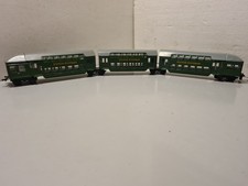 Spur S Stadtilm DDR Modell Blechspielzeug LOWA Doppelstockeinheit 3-teilig