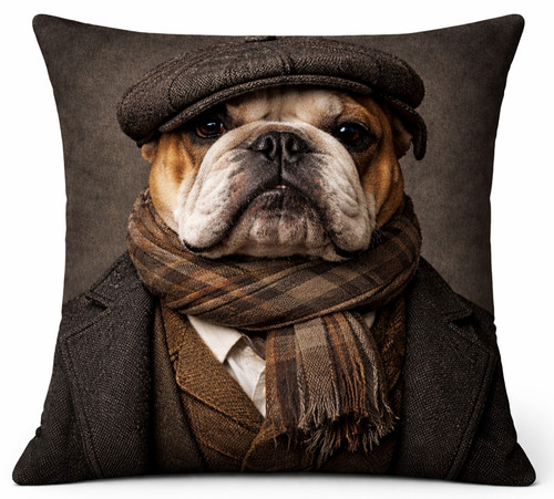 Dekokissen englische bulldogge - dekokissen,