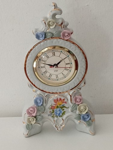 Pmi porzellan tisch uhr - pmi, tisch-uhr