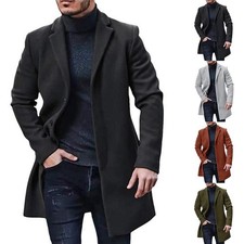 Herren Winter Trenchcoat