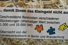 Geschredderte Banknoten DM
