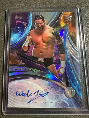 Wade barrett auto card base - barrett, on