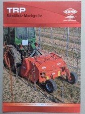 Kuhn TRP Schnittholz Mulchgeräte Mulcher Prospekt Traktor Bulldog Schlepper