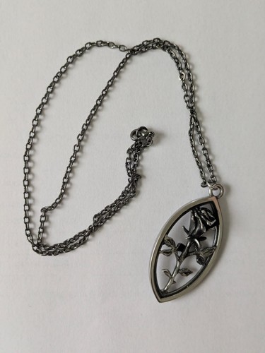 Damen halskette silber mit - silber,,