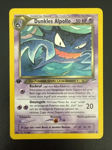 Pokémon tcg vintage - tcg, dunkles