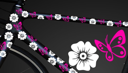 Teiliges fahrrad hibiscus - fahrrad,