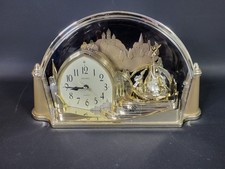 Seiko Quartz Tischuhr Pendeluhr Dekouhr Goldfarben Japan Vintage