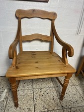 1  X Stuhl Nachtstuhl, Vintage Vollholz Schwedisch Armlensessel Sessel  1 Von 2