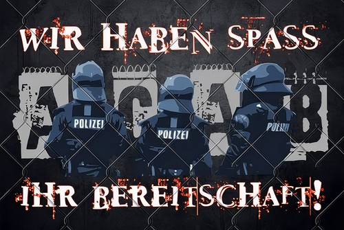 Retro blechschild acab 20 - blechschild,
