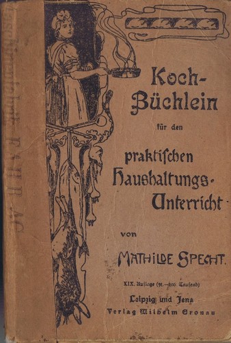 Kochbuch 1922 specht - kochbuch,