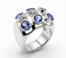 Sterling Silber Multi Blau