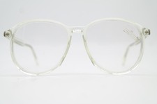 Vintage Brille Silhouette 2071 /00 Transparent Silber Oval Brillengestell