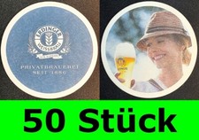 50 Stück Bierdeckel Erdinger Weissbräu Erding rund Bar Theke Tresen Party