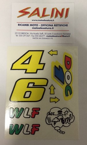 Aufkleber set valentino rossi - valentino,