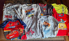 8 Stück Shirts langarm Set Gr. 110/116 Cars, Wickie, Ice Age