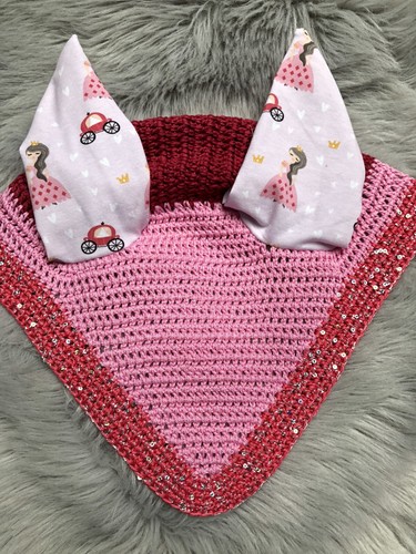 Fliegenohren rosa glitzer - rosa,