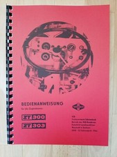 BEDIENANWEISUNG FORTSCHRITT ZT