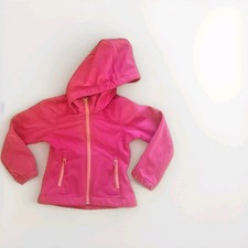 Crane Kinder Mädchen Softshell Jacke Kapuze Windbreaker Pink Gr 110/116