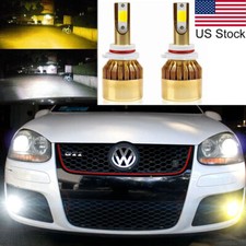 2pcs 9005 LED Yellow White