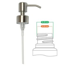 Langlebiger und zuverlässiger Edelstahl-Pumpenkopf für Seifenspender Ersatz Neu