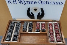 Probierlinsen Optisches Testset mit Etui